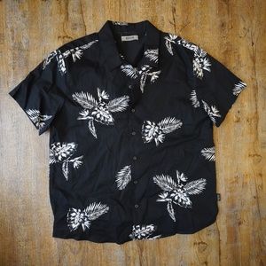 Kenneth Cole Reaction Button Down Hawaiian Shirt XL